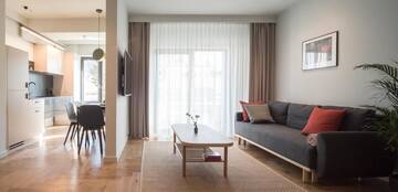 Фото номера Апартаменты Делюкс с 1 спальней Отель Atlas Aparthotel г. Пьятра-Нямц 20
