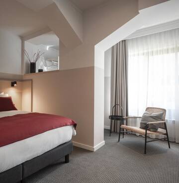 Фото номера Апартаменты Делюкс с 1 спальней Отель Atlas Aparthotel г. Пьятра-Нямц 15